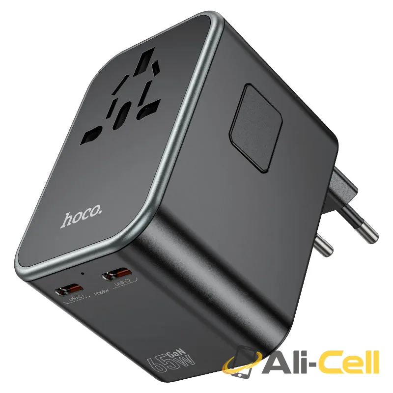 Conversion charger “AC17 Supporter” PD65W EU / US / UK / AU (Ac17 Black) — 2