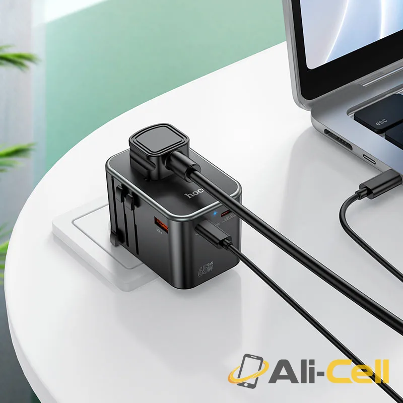 Conversion charger “AC17 Supporter” PD65W EU / US / UK / AU (Ac17 Black) — 7