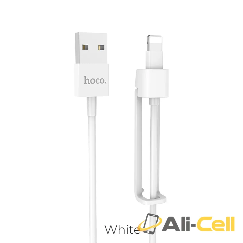 Cable USB to Lightning “X31” charging data sync with holder (1.0m)