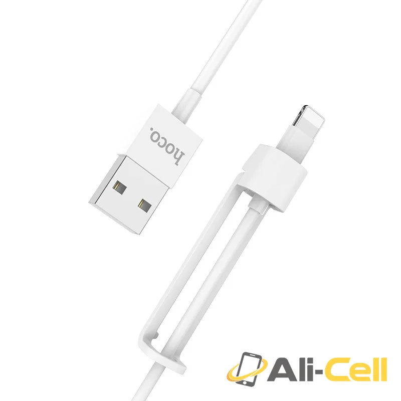 Cable USB to Lightning “X31” charging data sync with holder (1.0m) — 4