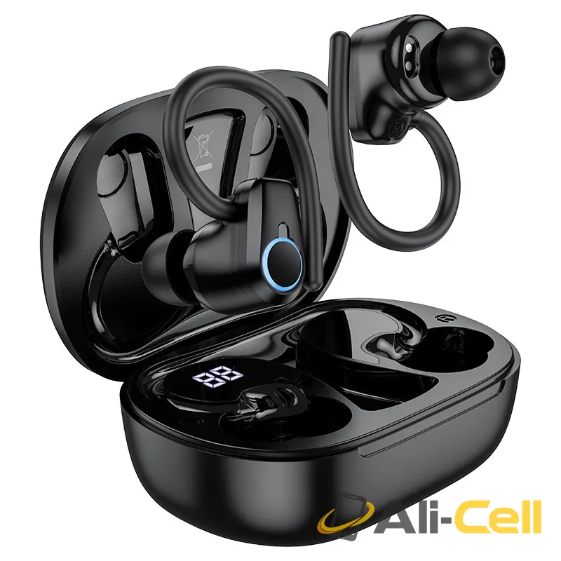 TWS headset “EQ8 Pure joy” ear-hook (Eq8 Black)