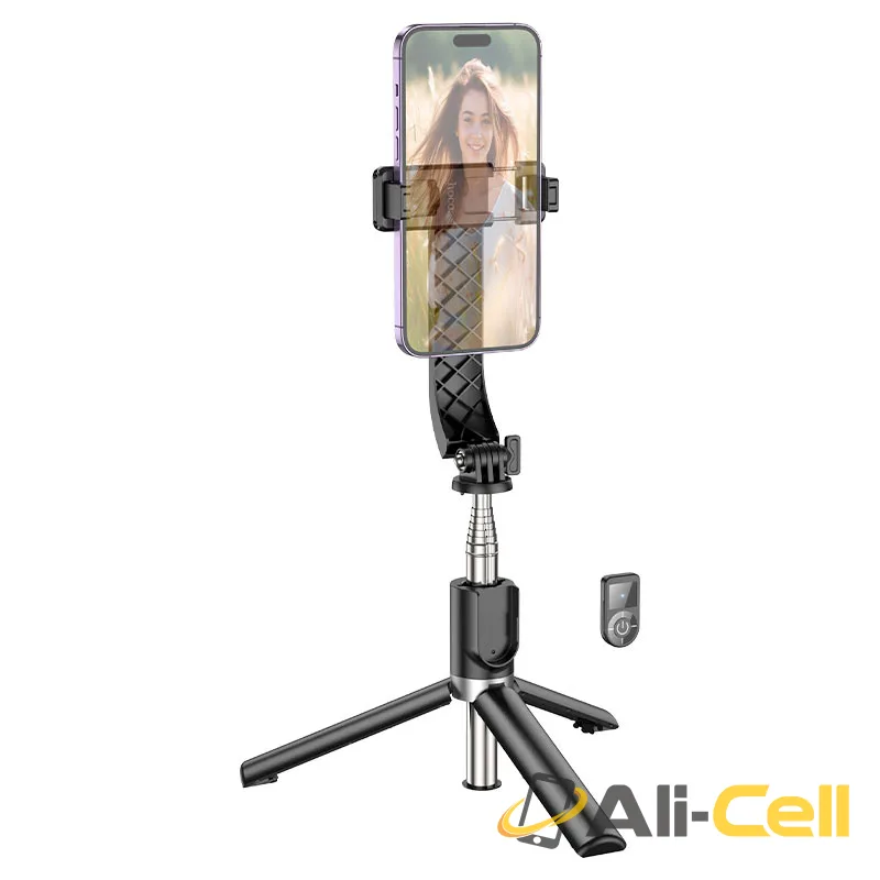 Tabletop holder “K20 Prior” for live broadcast (K20 Black) — 3