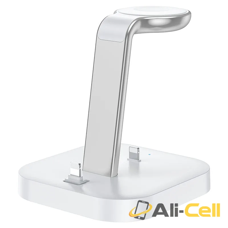 Wireless charger “CW43 Graceful” 3-in-1 (Cw43 White) — 2