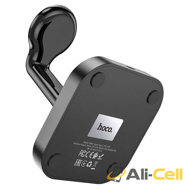 Wireless charger “CW43 Graceful” 3-in-1 (Cw43 Black) — 5