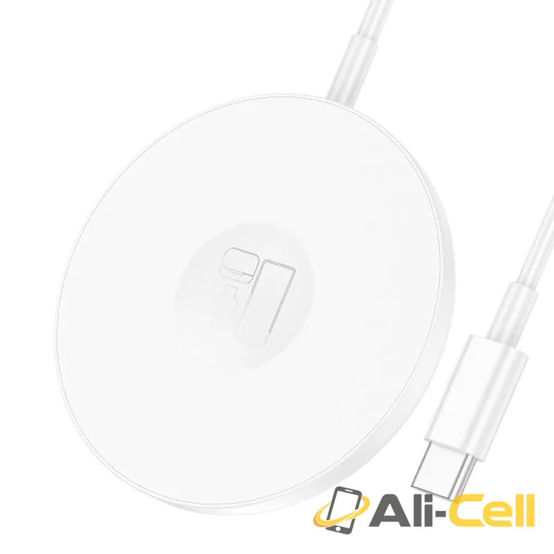 Wireless charger “CW50 Fast” 3-in-1 (Cw50 Black) — 2