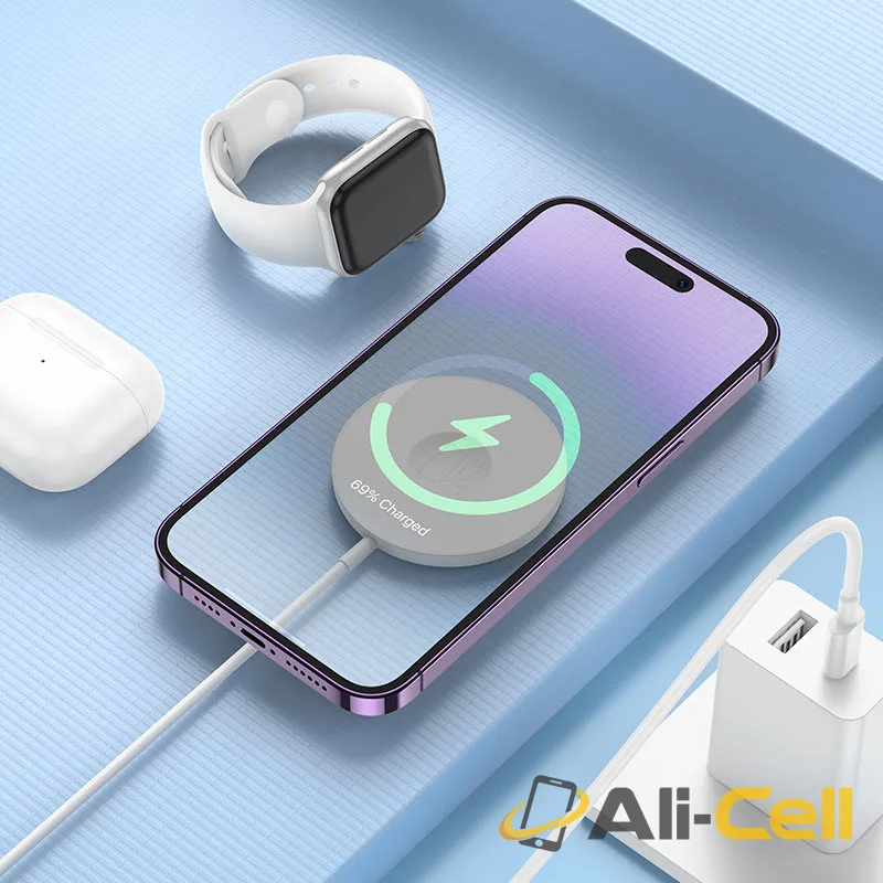 Wireless charger “CW50 Fast” 3-in-1 (Cw50 Black) — 7