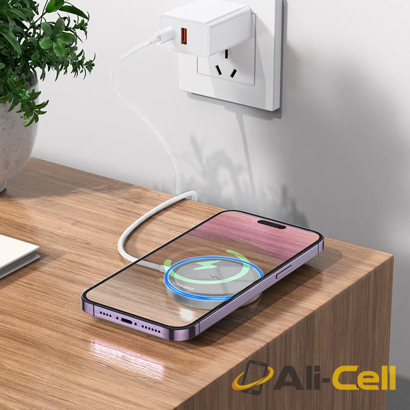 Wireless charger “CW53 Quick” (Cw53 Silver) — 8
