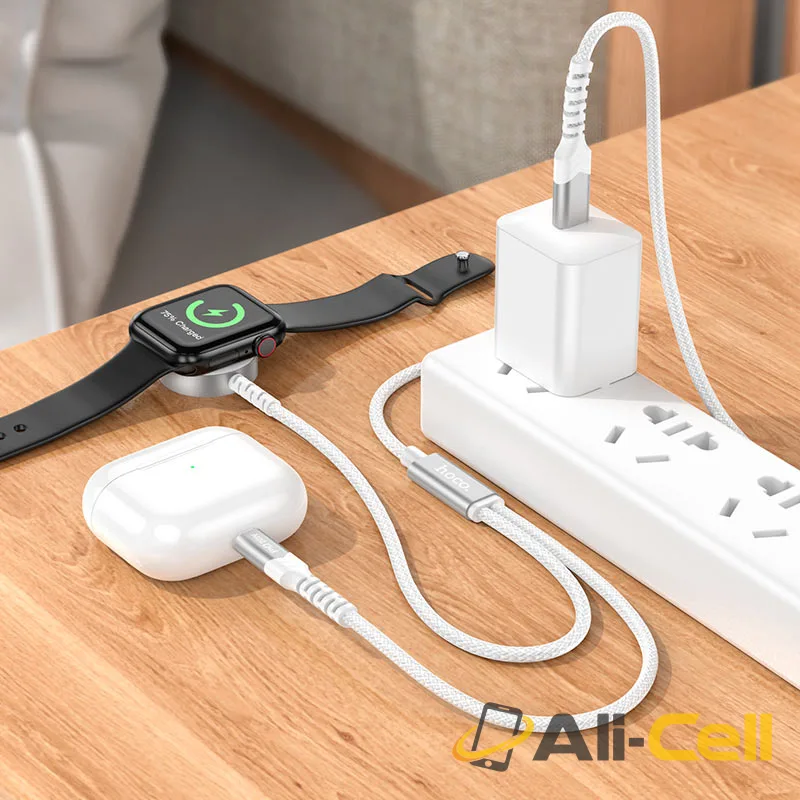 Wireless charger “CW54” 2-in-1 with charging cable (Cw54 Black) — 8