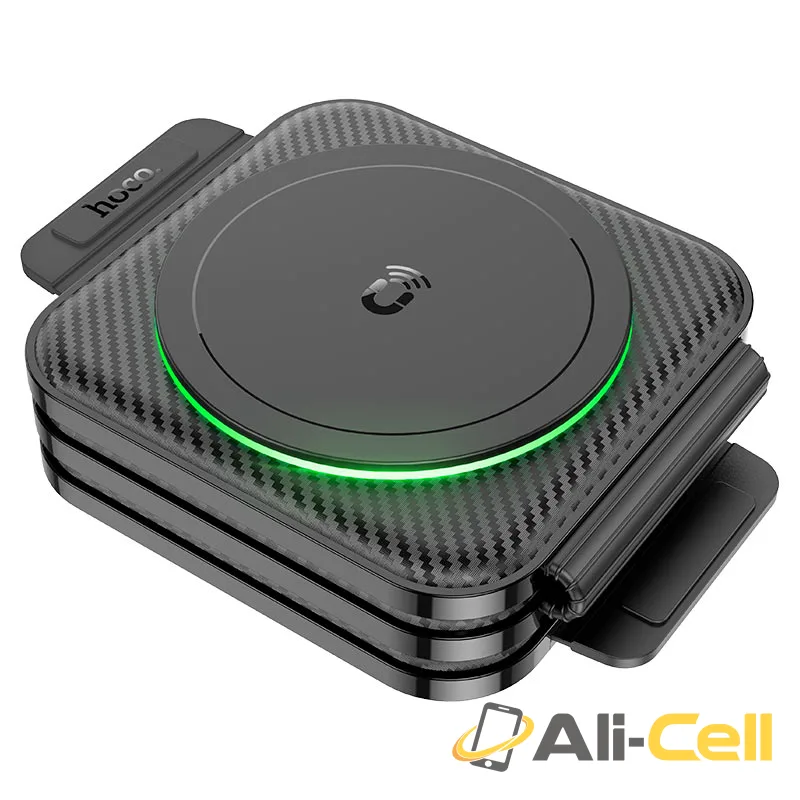 Wireless charger “CQ4 Unique” folding 3-in-1 (Cq4 Black) — 5
