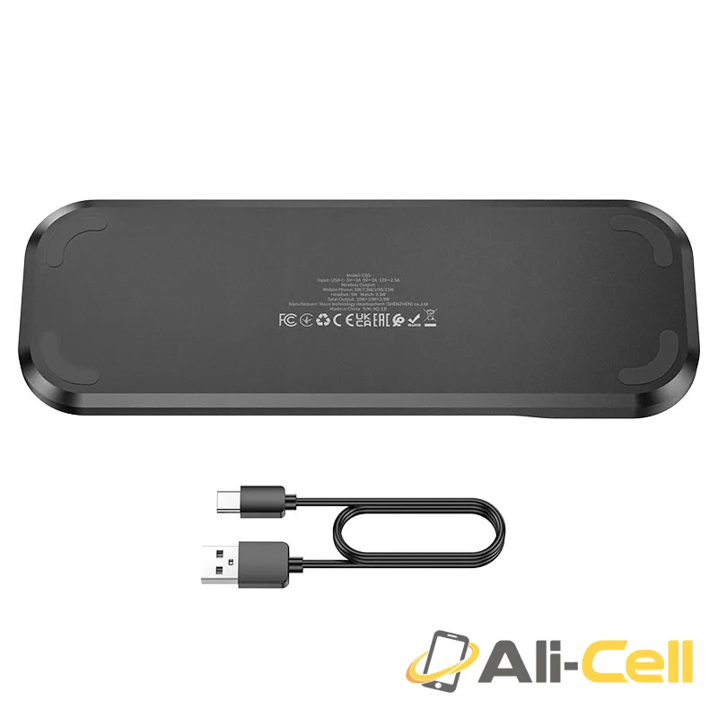 Wireless charger “CQ5 Step” 3-in-1 (Cq5 Black) — 6
