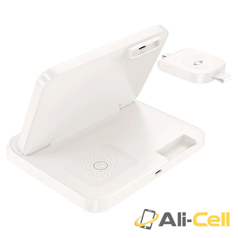 Wireless charger “CQ7 Pass” folding 3-in-1 (Cq7 Black) — 4