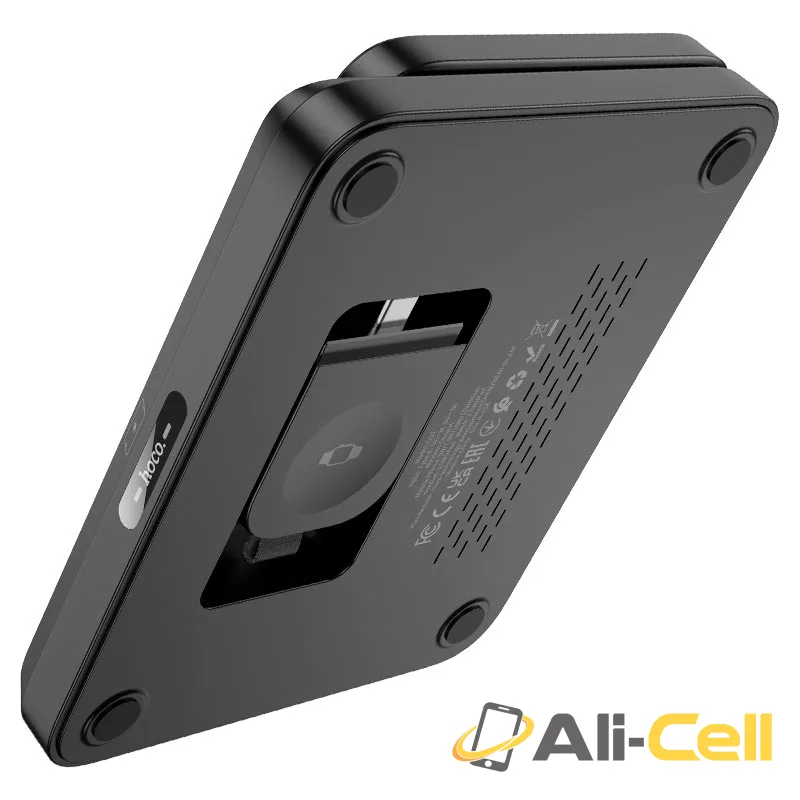 Wireless charger “CQ7 Pass” folding 3-in-1 (Cq7 Black) — 5
