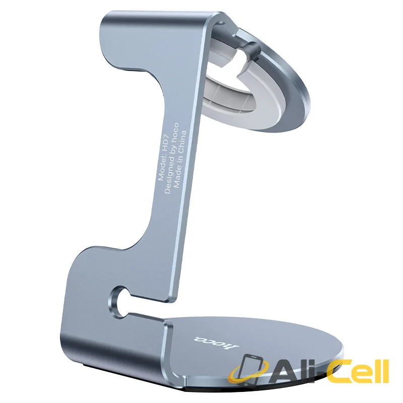 Tabletop holder “HD7 Pleasing” for wireless charger (Hd7 Metal Grey) — 5