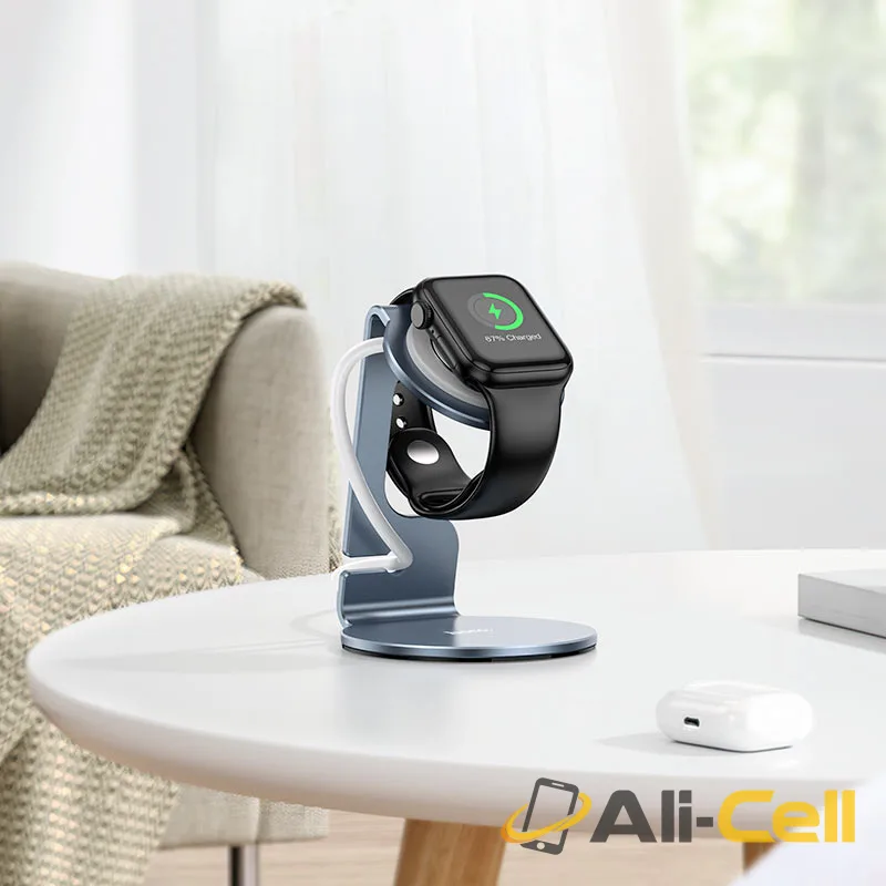 Tabletop holder “HD7 Pleasing” for wireless charger (Hd7 Metal Grey) — 7