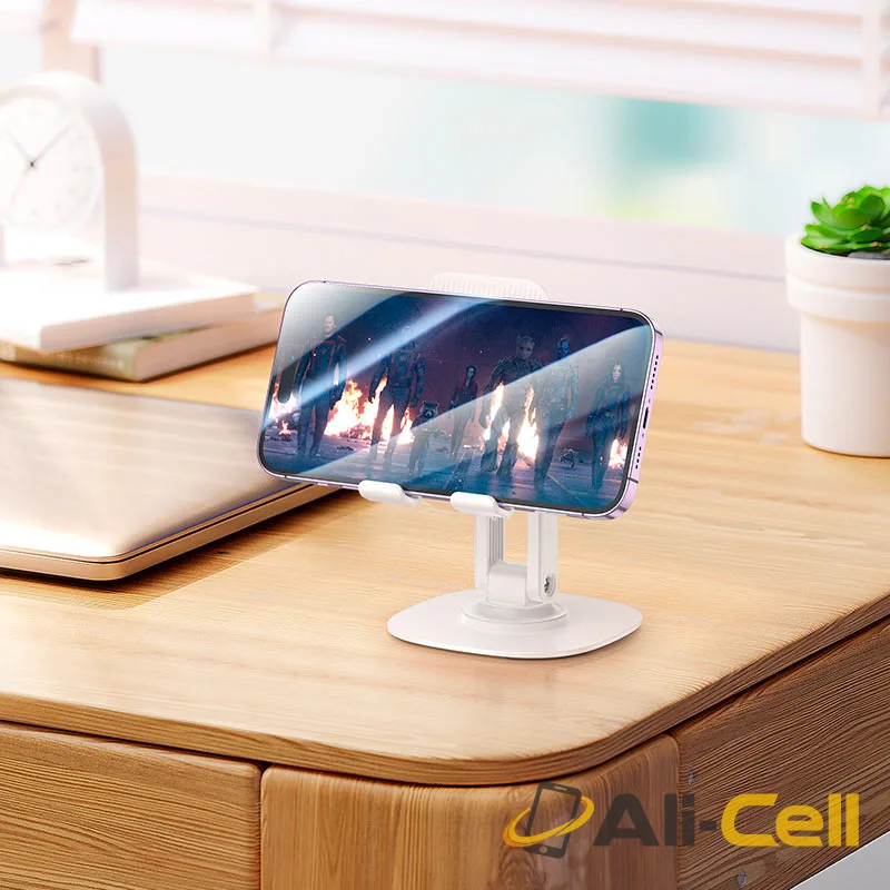 Tabletop holder “HD6 Winner” rotating desktop stand (Hd6 White) — 8