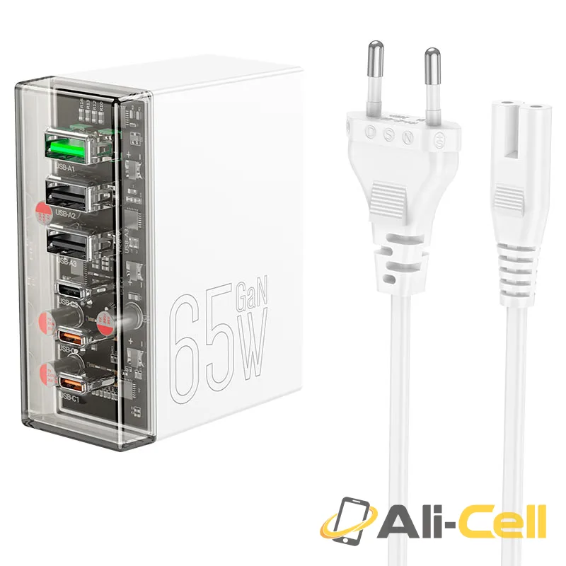 Charging station “N36 Fuerza” PD65W + QC3.0 EU (N36 White)