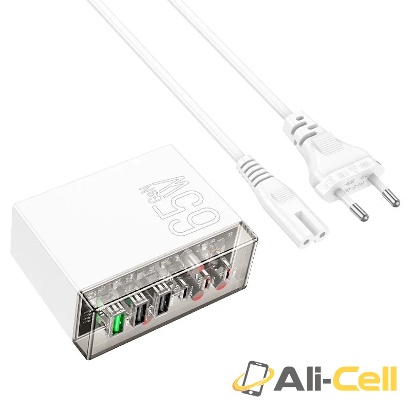 Charging station “N36 Fuerza” PD65W + QC3.0 EU (N36 White) — 4