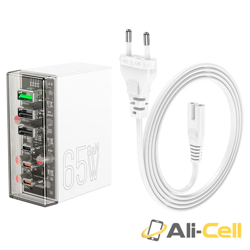 Charging station “N36 Fuerza” PD65W + QC3.0 EU (N36 White) — 6