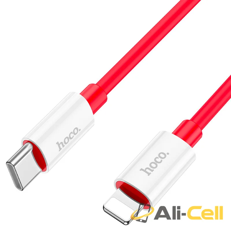 Cable Type-C to Lightning “X87 Magic” PD fast charge (X87 Pd Tc Ltn Red, 1.0m) — 3