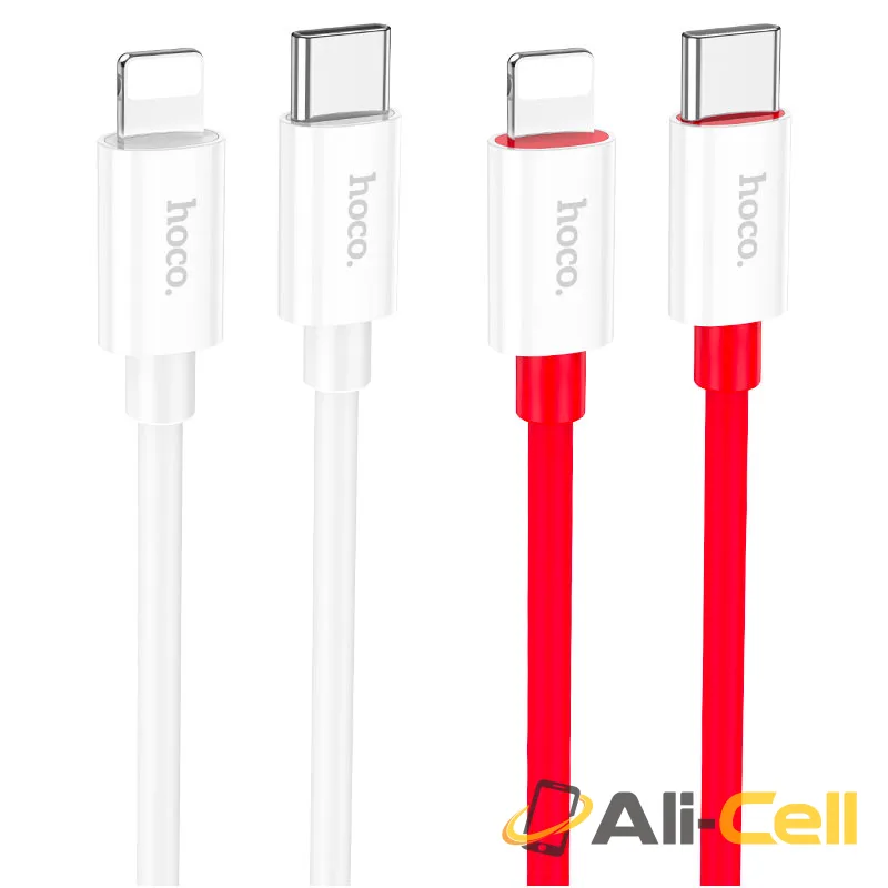Cable Type-C to Lightning “X87 Magic” PD fast charge (X87 Pd Tc Ltn Red, 1.0m) — 5