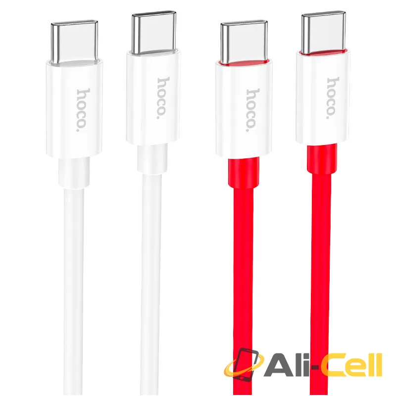 Cable Type-C to Type-C “X87 Magic” PD 60W fast charge (X87 60w Tc Tc Red, 1.0m) — 5