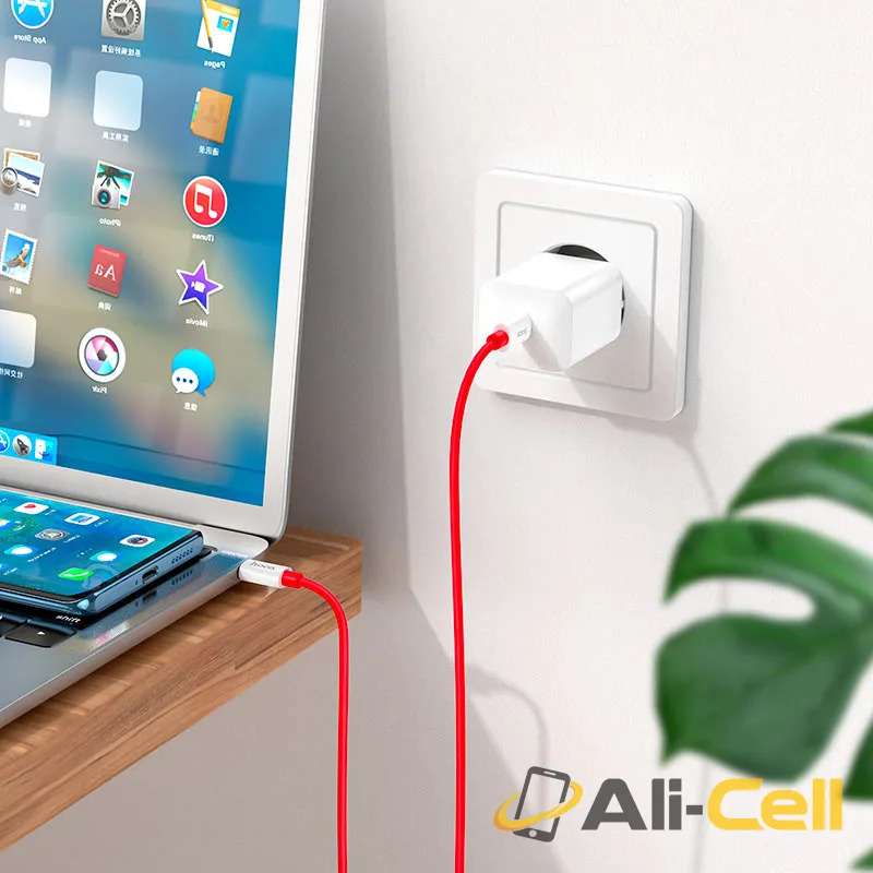 Cable Type-C to Type-C “X87 Magic” PD 60W fast charge (X87 60w Tc Tc Red, 1.0m) — 6