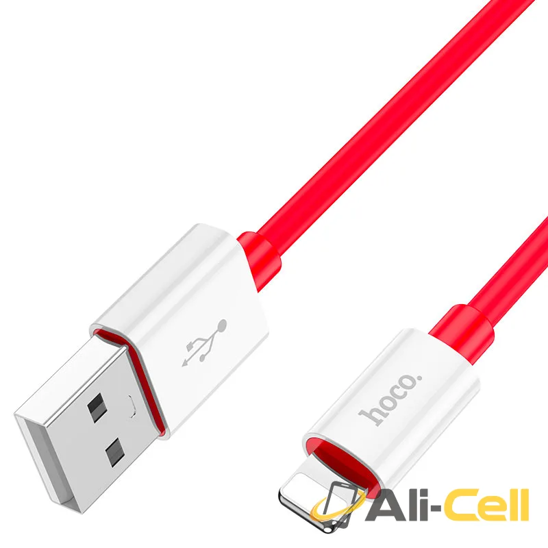 Cable USB to Lightning “X87 Magic” (X87 Usb Ltn Red, 1.0m) — 3