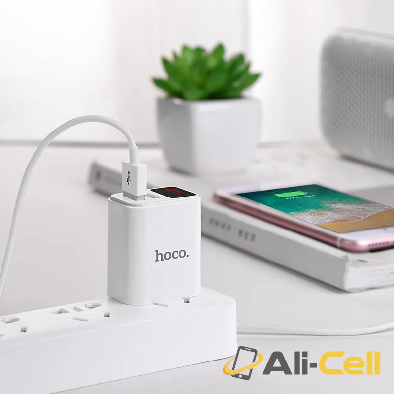 Wall charger “C63 Victoria” dual USB ports LED digital display 3C (CN) — 4