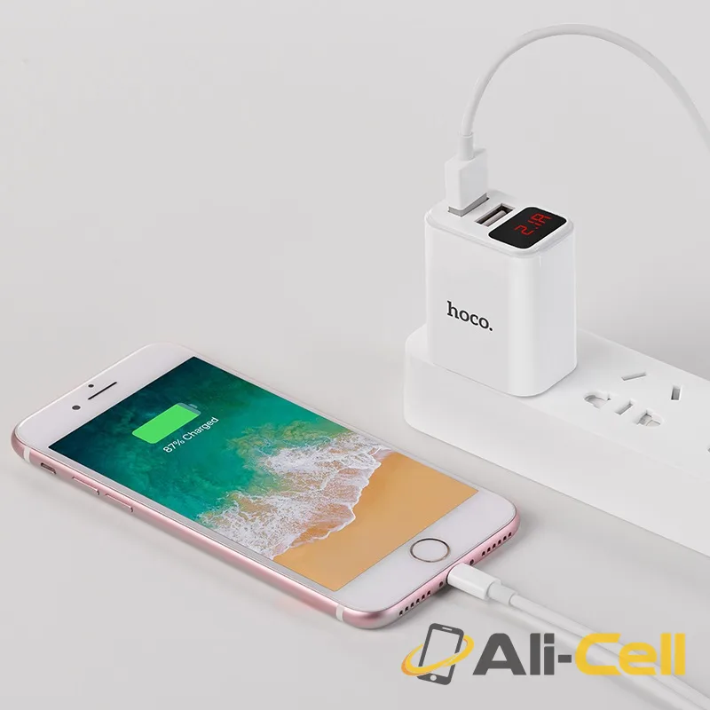 Wall charger “C63 Victoria” dual USB ports LED digital display 3C (CN) — 6