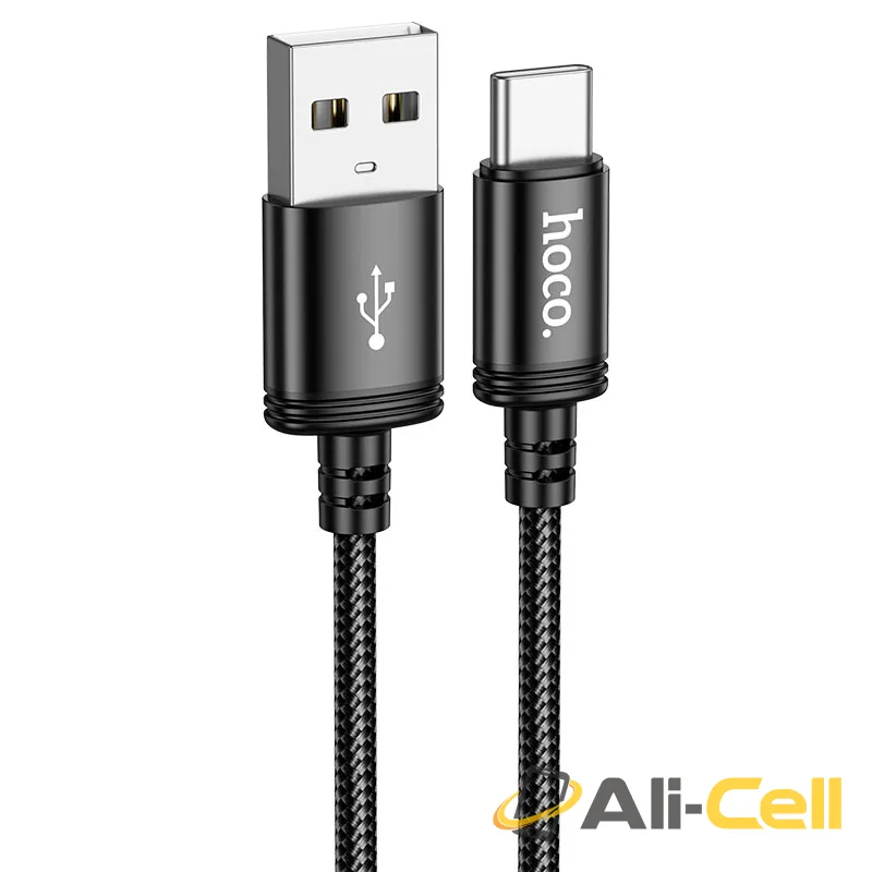 Cable USB to Type-C “X89 Wind” (X89 Usb Tc Black, 1.0m)