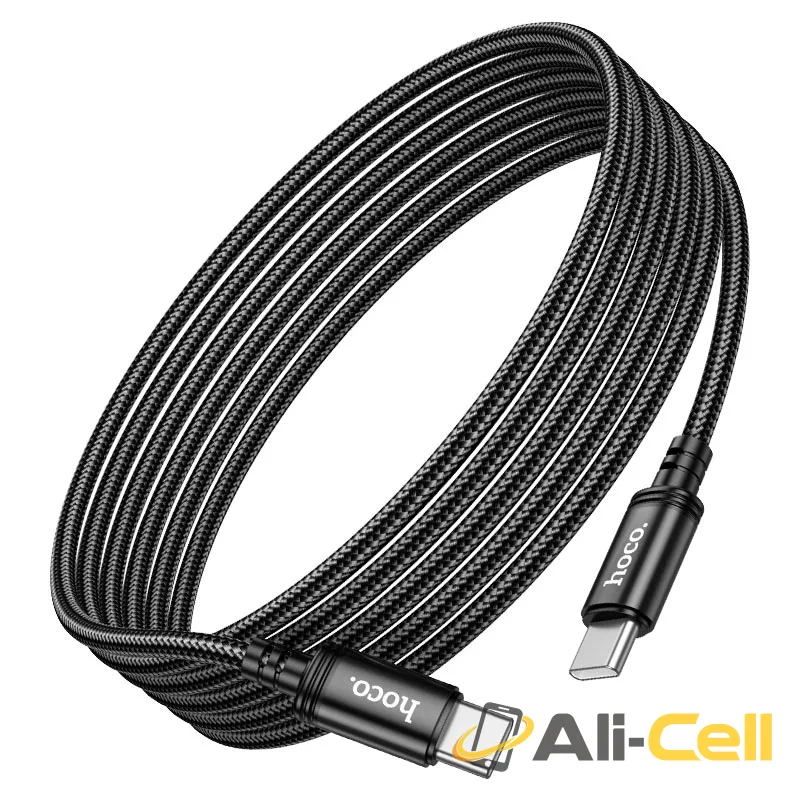 Cable Type-C to Type-C “X91 Radiance” PD 60W fast charge (X91 60w Tc Tc Black, 3m) — 6