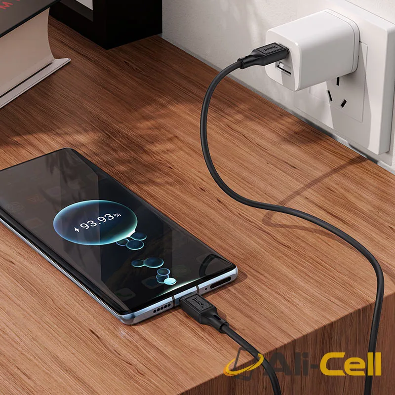 Cable Type-C to Type-C “X90 Cool” PD 60W fast charge (X90 60w Tc Tc Black, 1.0m) — 7