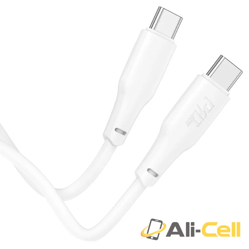 Cable Type-C to Type-C “X93 Force” PD 60W fast charge (X93 60w Tc Tc White, 1.0m) — 2