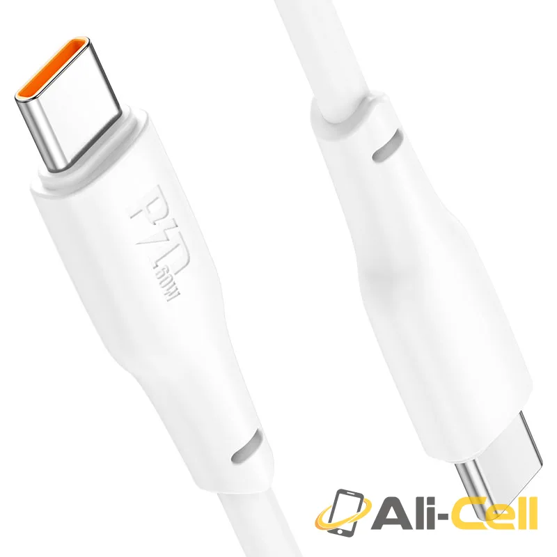 Cable Type-C to Type-C “X93 Force” PD 60W fast charge (X93 60w Tc Tc White, 1.0m) — 3