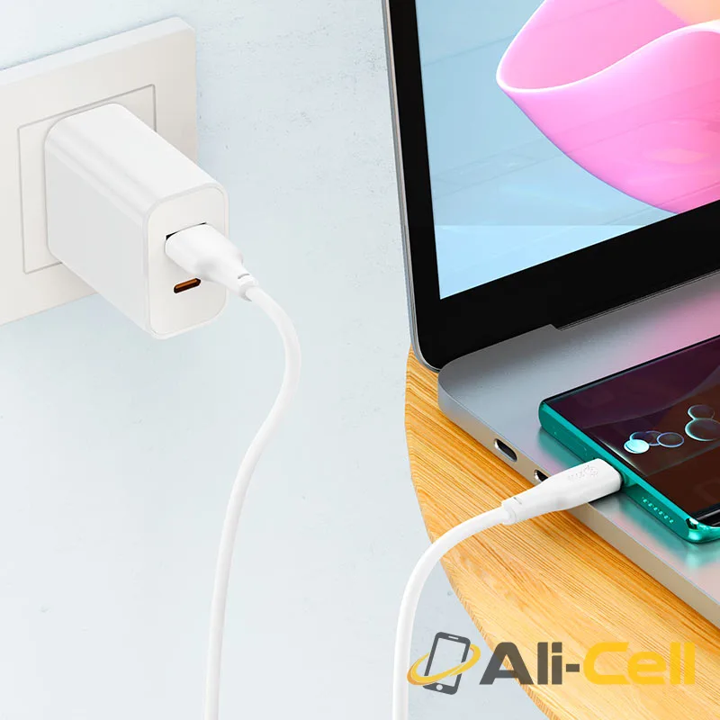 Cable USB to Type-C “X93 Force” 27W fast charge (X93 27w Usb Tc White, 1.0m) — 7