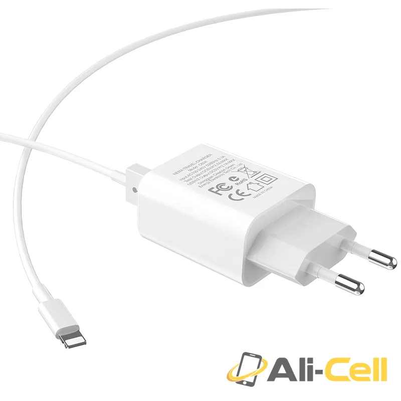 Wall charger “C62A Victoria” dual USB port EU set with cable (Set With Type C Cable) — 4