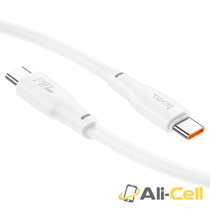 Cable Type-C to Type-C “X93 Force” PD 240W fast charge (X93 240w Tc Tc White, 2m) — 4