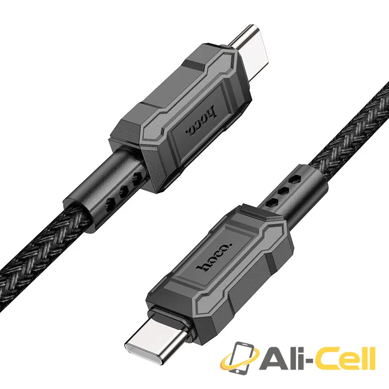 Cable Type-C to Type-C “X94 Leader” PD 60W fast charge (X94 60w Tc Tc Black, 1.0m) — 2