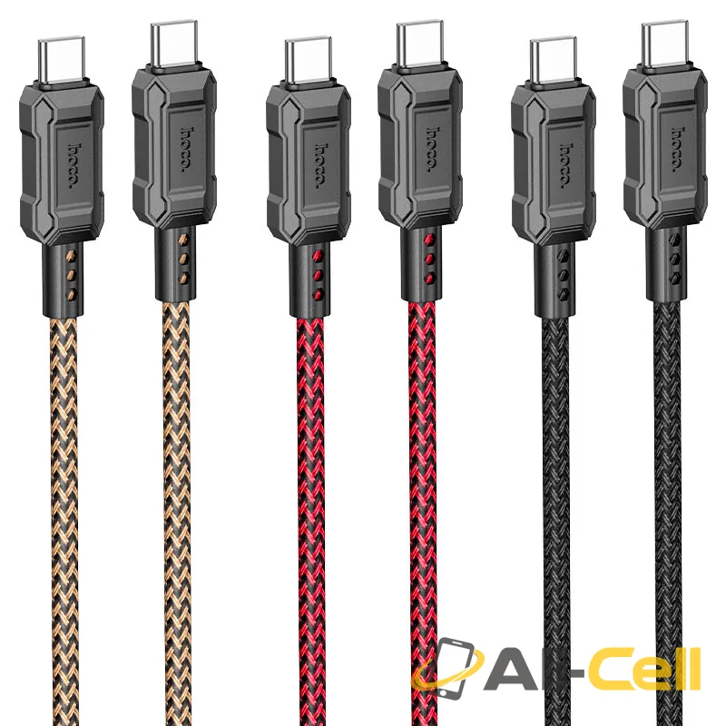Cable Type-C to Type-C “X94 Leader” PD 60W fast charge (X94 60w Tc Tc Black, 1.0m) — 6
