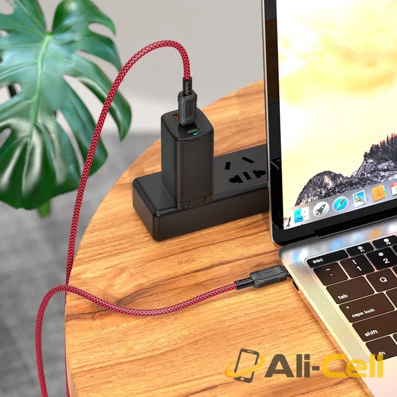 Cable Type-C to Type-C “X94 Leader” PD 60W fast charge (X94 60w Tc Tc Gold, 1.0m) — 7
