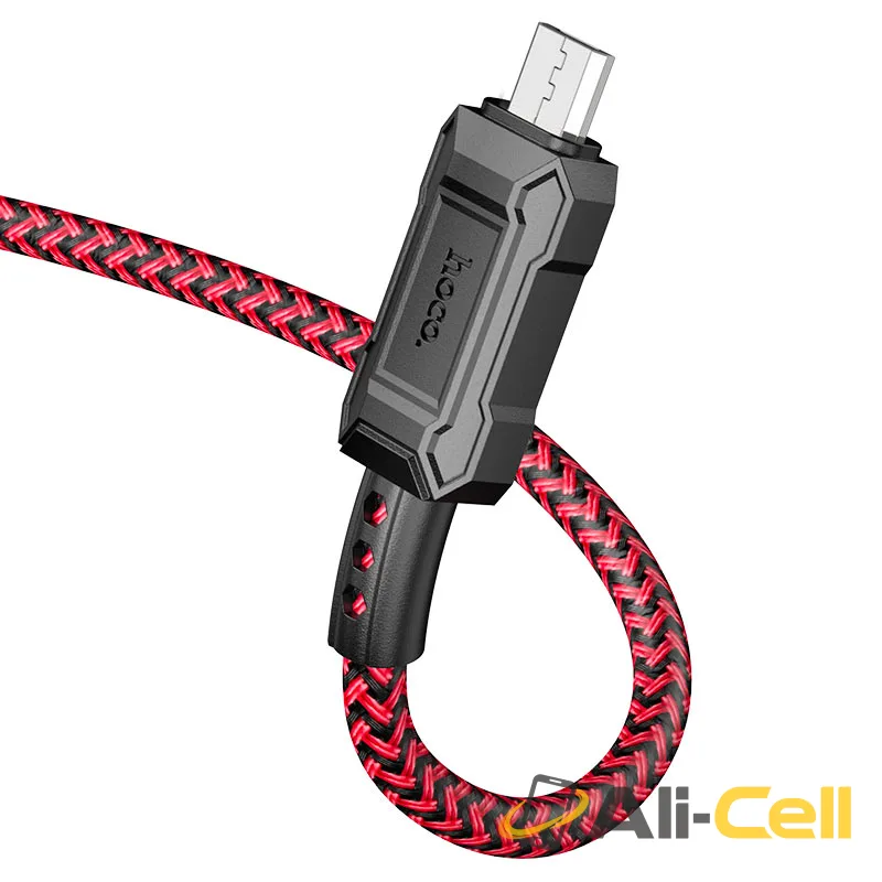 Cable USB to Micro-USB “X94 Leader” (X94 Usb Musb Red, 1.0m) — 4
