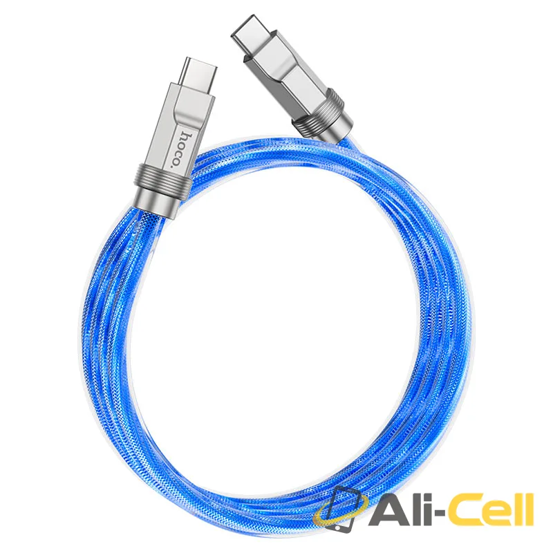 Cable Type-C to Type-C “U113 Solid” 100W fast charge (U113 100w Tc Tc Blue, 1.0m)