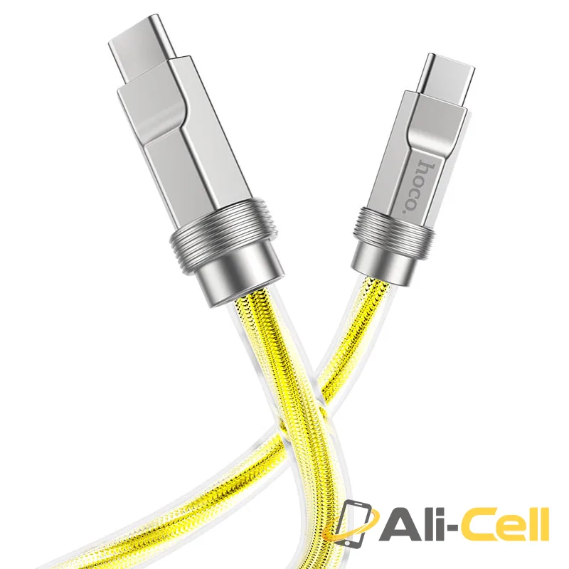 Cable Type-C to Type-C “U113 Solid” 100W fast charge (U113 100w Tc Tc Blue, 1.0m) — 2