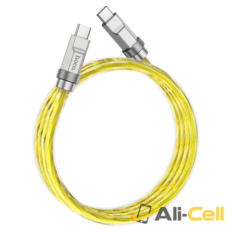 Cable Type-C to Type-C “U113 Solid” 100W fast charge (U113 100w Tc Tc Gold, 1.0m)