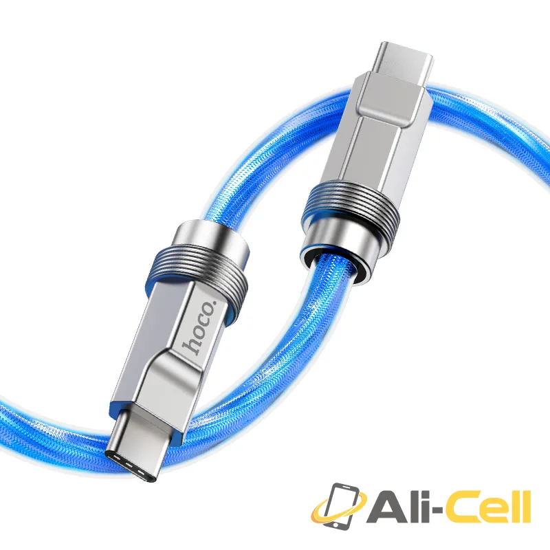 Cable Type-C to Type-C “U113 Solid” 100W fast charge (U113 100w Tc Tc Gold, 1.0m) — 3