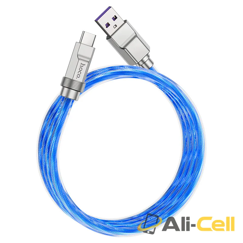 Cable USB to Type-C “U113 Solid” 100W fast charge (U113 100w Usb Tc Blue, 1.0m)