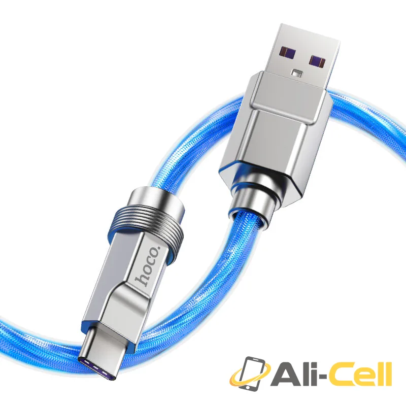 Cable USB to Type-C “U113 Solid” 100W fast charge (U113 100w Usb Tc Blue, 1.0m) — 5