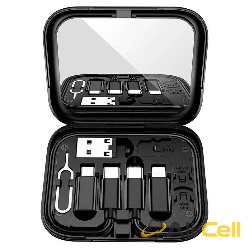 Cable set “U114 Treasure box” storage box (U114 Set Black)