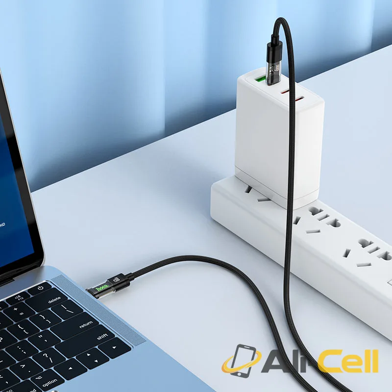 Cable Type-C to Type-C “U116 Transparent Discovery Edition” 60W fast charge (U116 60w Tc Tc Black, 1.2m) — 7