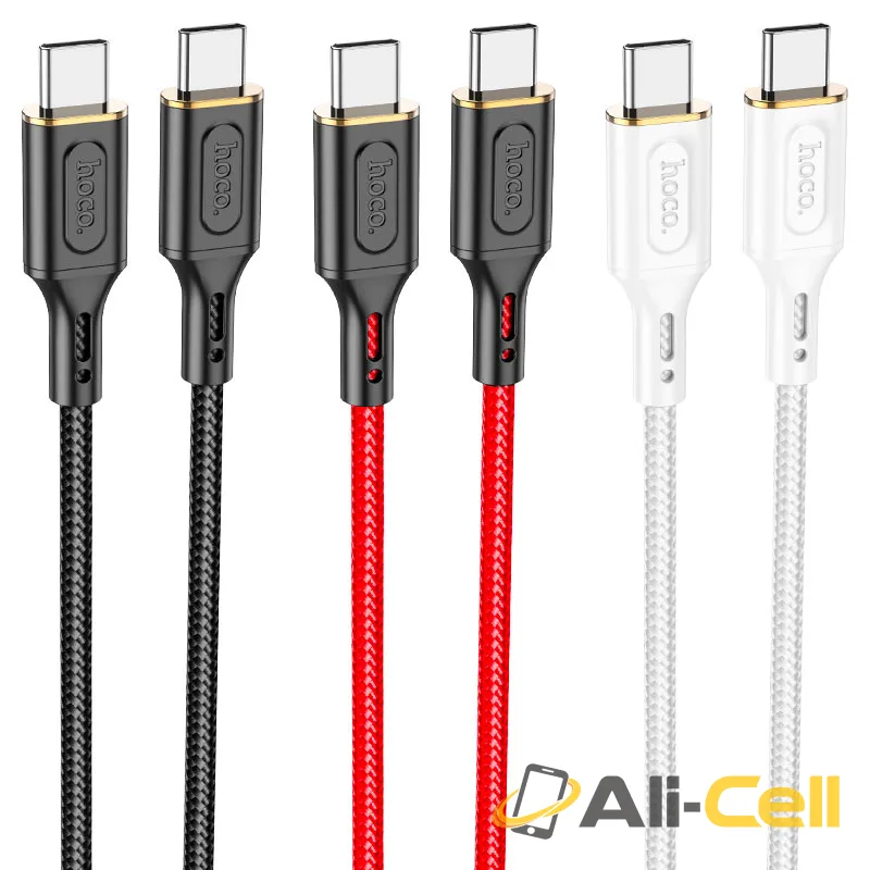 Cable Type-C to Type-C “X95 Goldentop” PD 60W fast charge (X95 60w Tc Tc White, 1.0m) — 6